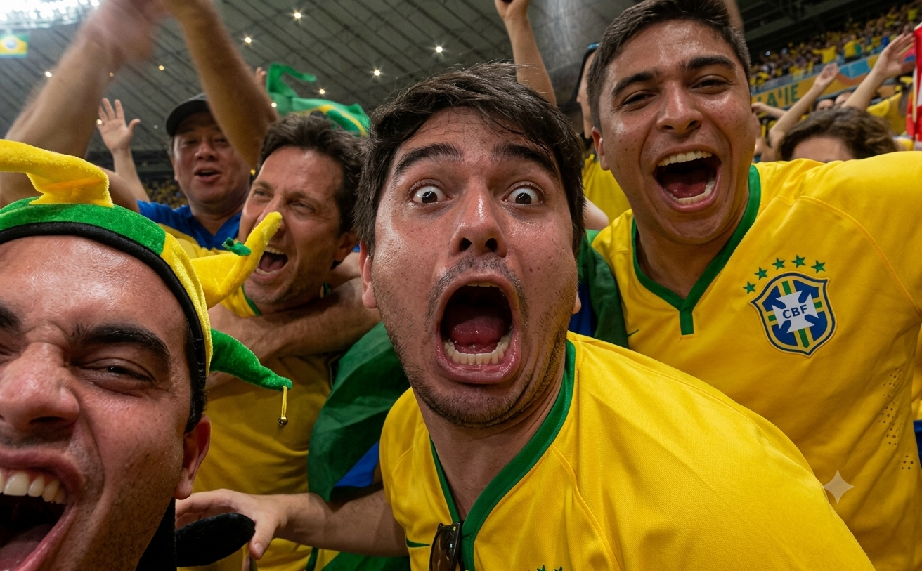 O que acontece com seu corpo quando você torce pela Seleção Brasileira?